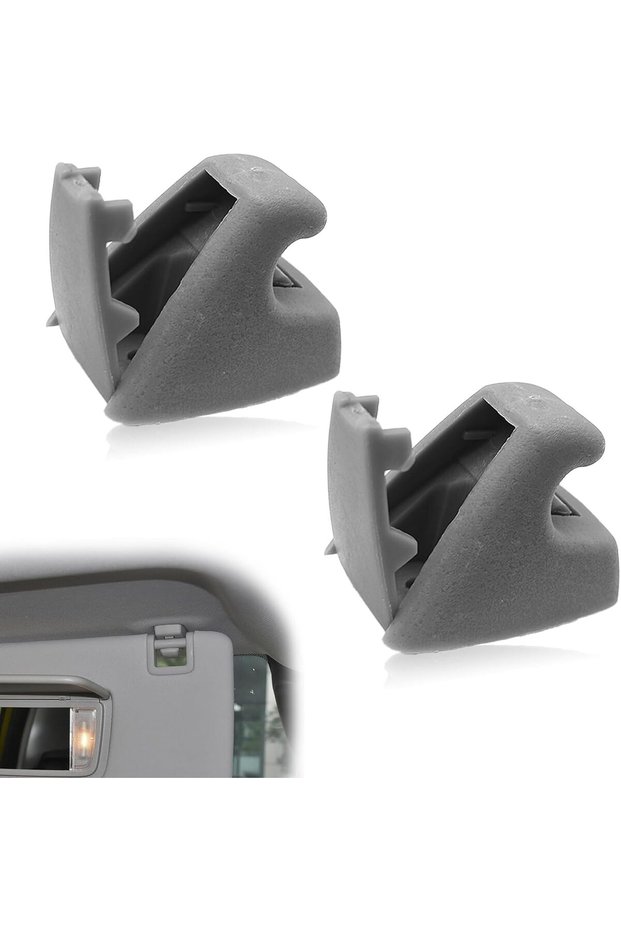 2 Pack Sun Visor Clips, Bracket Sunvisor Retainer Clips Auto Replacement Sunvisor Clip For Chevy Sil