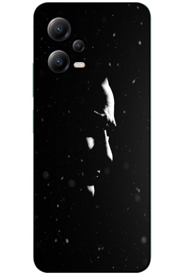 Poco X5 5g Compatible Case Ataturk Silhouette Silicone Case (Printed)