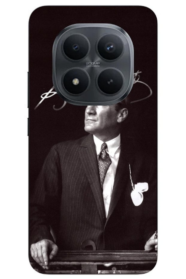 Redmi Note 15 Pro 5g Compatible Case Mustafa Kemal Atatürk Silicone Case (Printed)