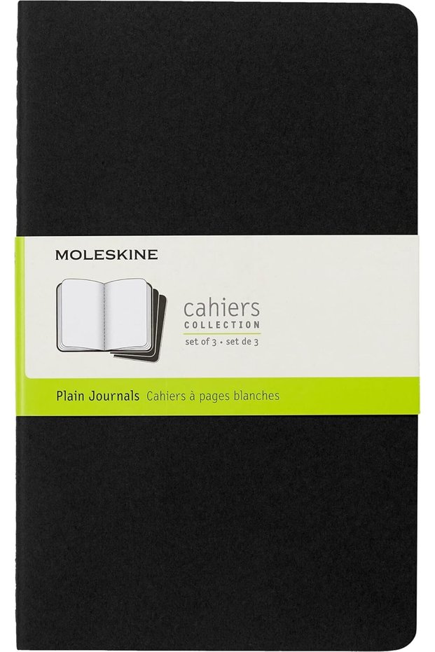 عادي Cahier L - غطاء أسود (3 مجموعة)