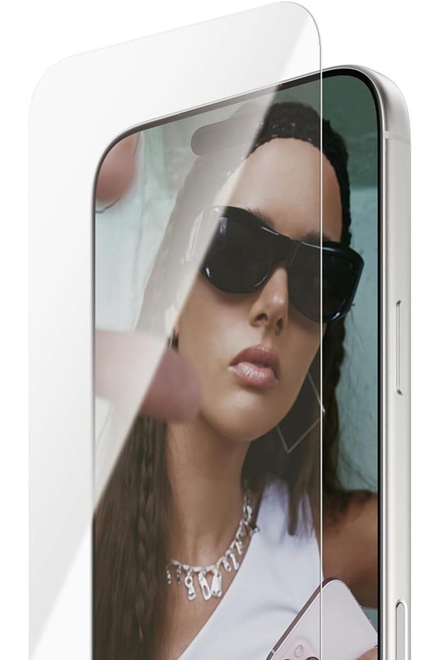 واقي شاشة آمن فائق الاتساع لهاتف iPhone 17 Pro Max - شفاف
