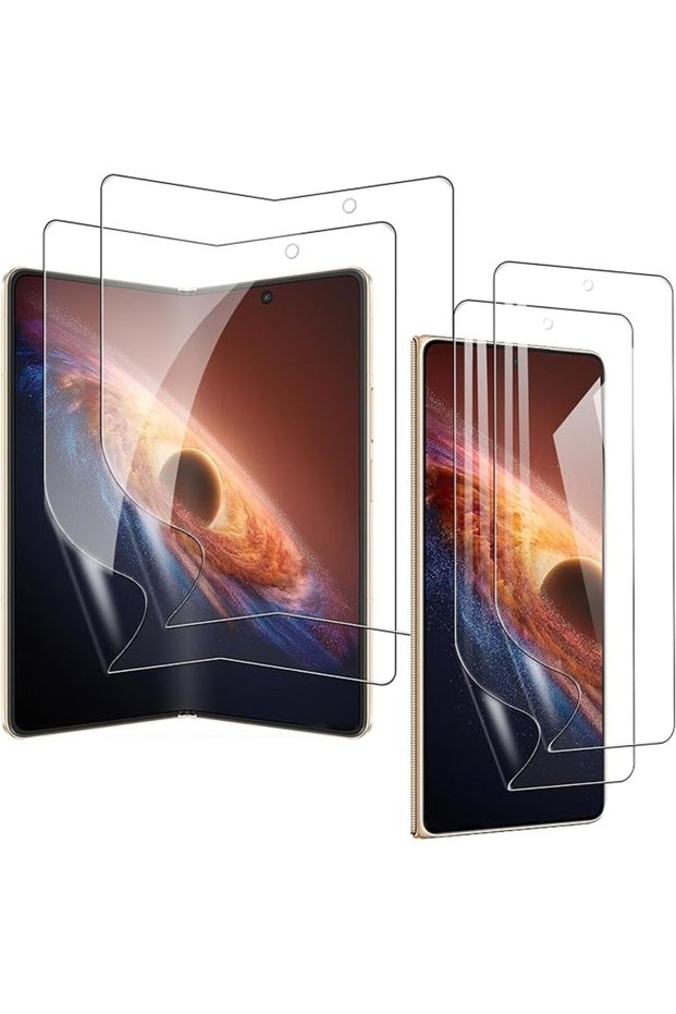 Screen Protector Compatible with Honor Magic V6 2026, [2+2 Pack] TPU Flexible Screen Prot