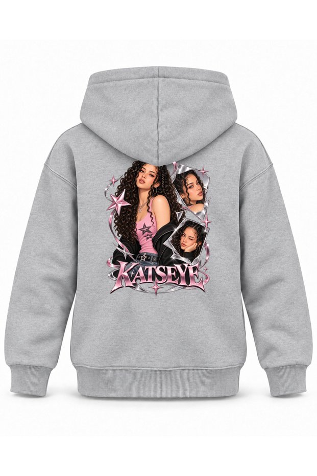 Katseye Mirror Pieces Character Printed Children's Hooded Sweatshirt