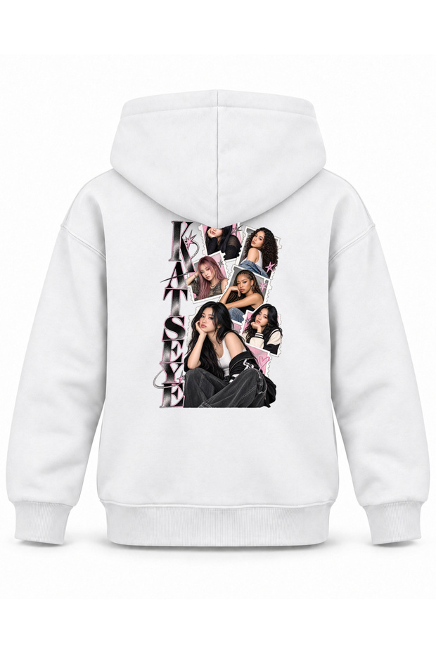 Katseye Ticket Flow Archive Printed Children's Hooded Sweatshirt