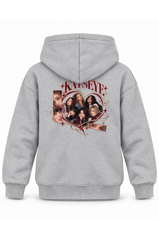 Katseye Window Portrait Printed Children's Hooded Sweatshirt