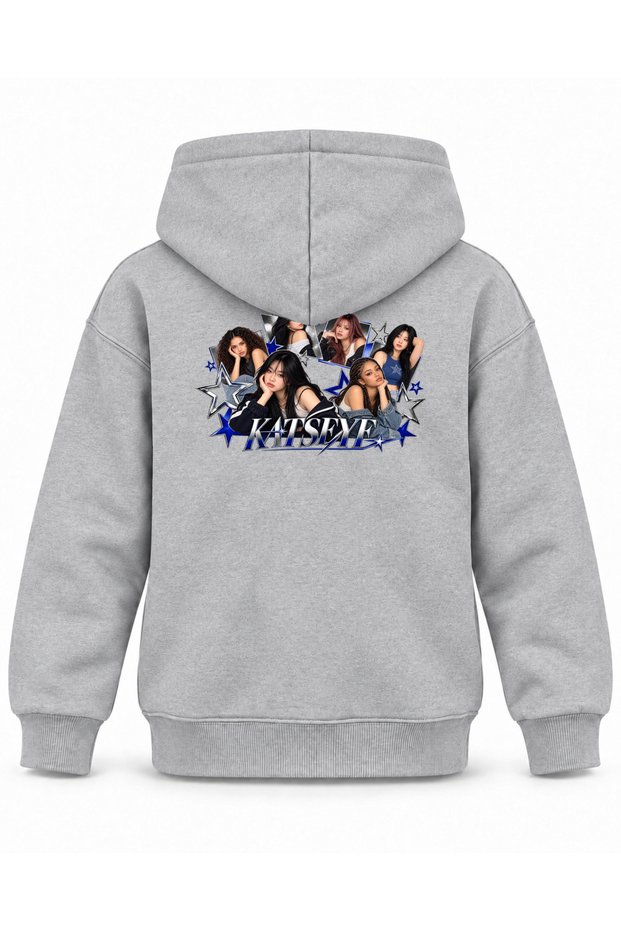 Katseye Star Ladder Archive Printed Children's Hooded Sweatshirt