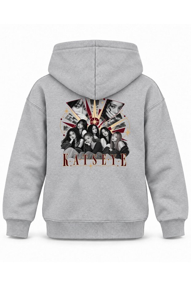 Katseye Sun Slices Archive Printed Children's Hooded Sweatshirt