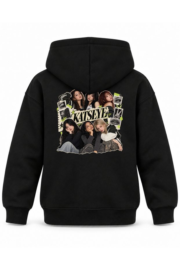 Katseye Archive Folder Archive Printed Children's Hooded Sweatshirt