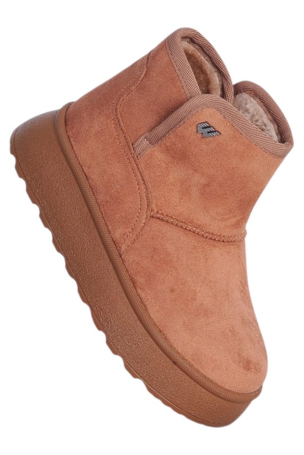 2951 Flt Tan Fur Girls' Boots