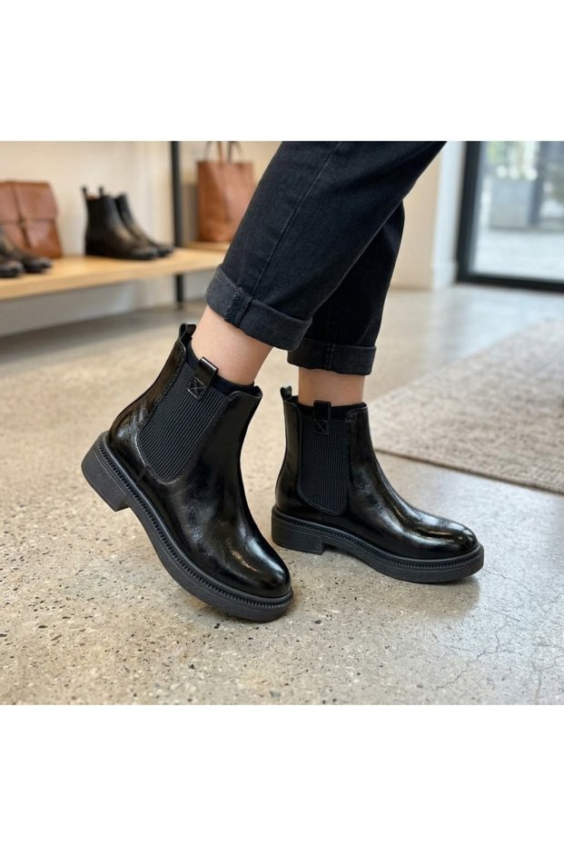 Women's Rubber Detailed Daily Comfortable Boots