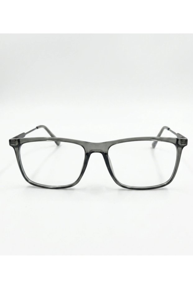 Medical Glasses | Transparent Gray Square