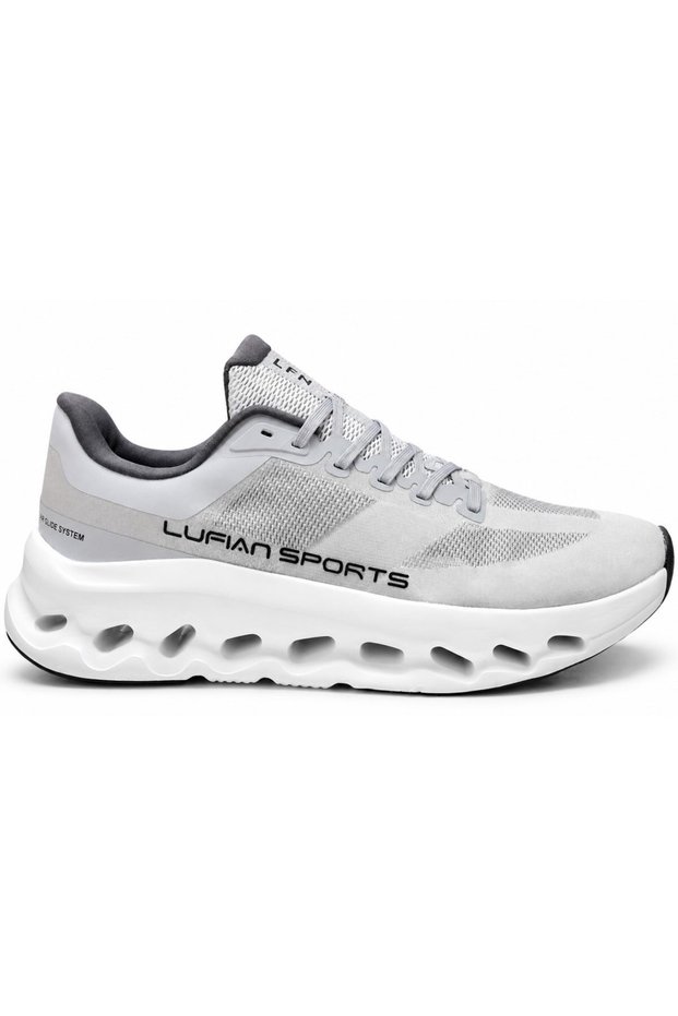 Sneaker Sports Shoes Men's Lace-Up Comfortable Daily Casual Walking Gray Shoes