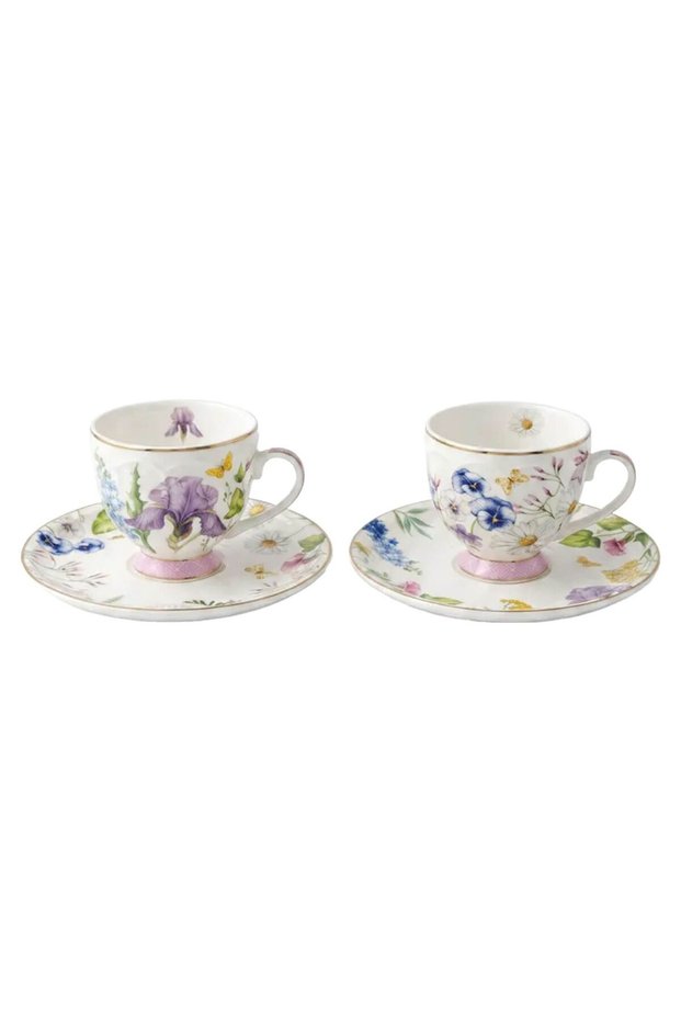 Luvia Bone 2-Piece Coffee Cup Set 110 Cc