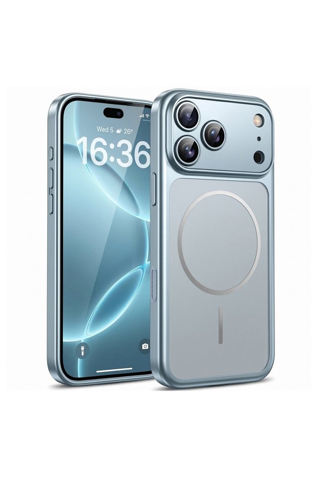 Case Compatible with Apple iPhone 17 Pro Max iPhone 18 Pro Appearance Transformation Cover Glacier Color