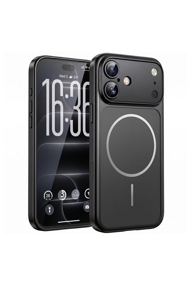 Case Compatible with Apple iPhone 17, iPhone 18 Pro Look Transformation Cover Black