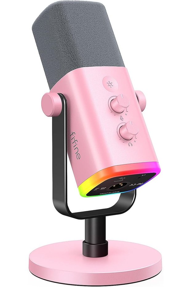 ميكروفون ديناميكي AmpliGame AM8 USB/XLR للألعاب والبث المباشر