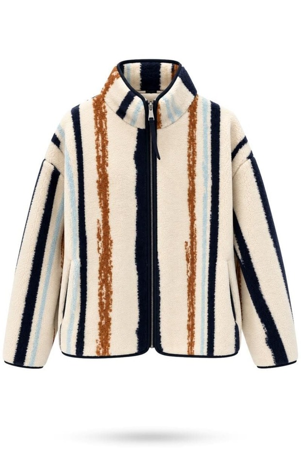 Zippered Plush Jacket