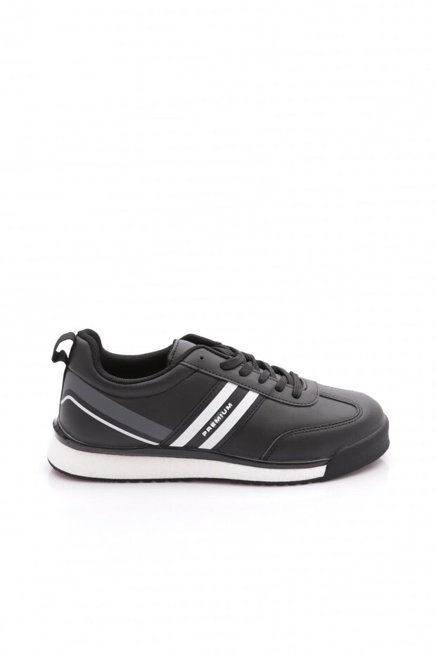 Sneaker Sports Shoes Men's Casual Premium Comfortable Black and White Shoes