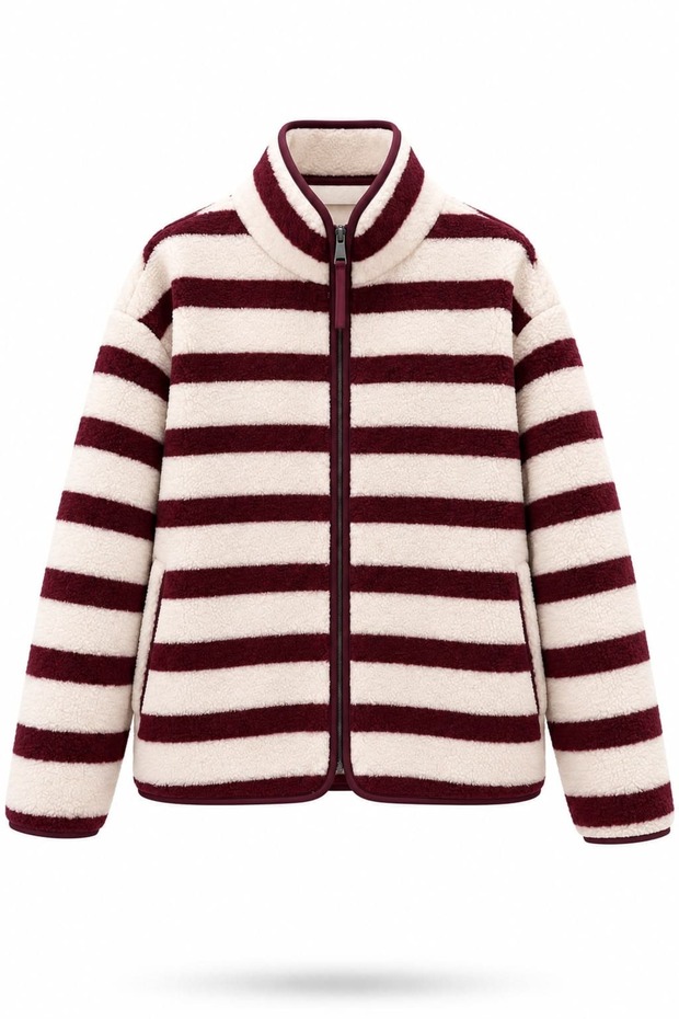 Zippered Plush Jacket