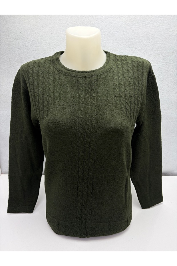 Winter Self-Patterned Sweater