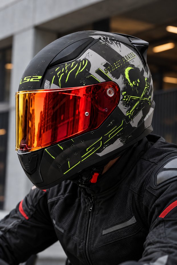 RAPID 2 PIRATES KASK RENKLİ VİZÖR