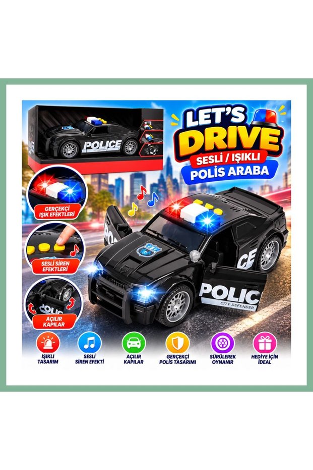 Lc-31354 Police Car with Sound/Light Bsk2026