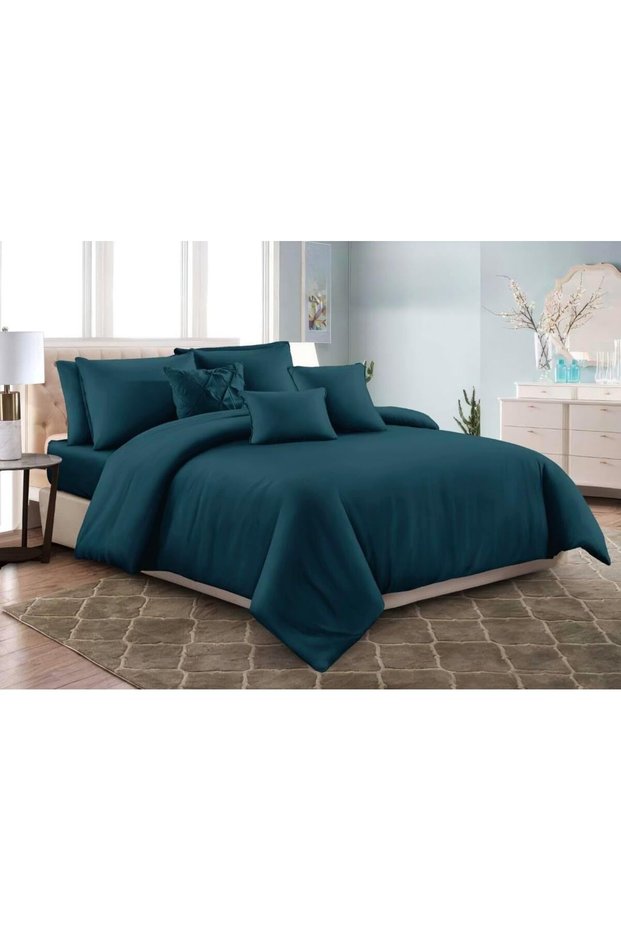 Luxury 3-Piece Microfiber Bedsheet Set – King Size | Ultra Soft, Breathable & Wrinkle-Resistant Bedding with 2 Pillowcases, All-Season Bedding for Home & Hotel (Turquoise, King (U.K. Standard))