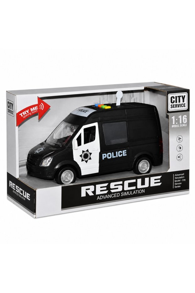 10590 1:16 City Rescue Vehicles with Sound and Light Bsk2026