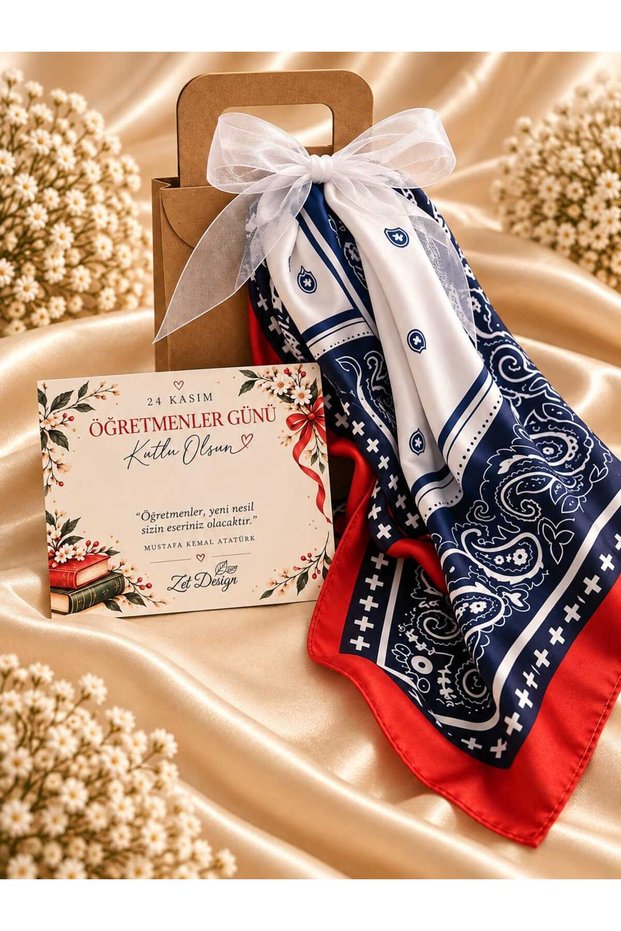 Special Gift Box for Teachers' Day with a Scarf