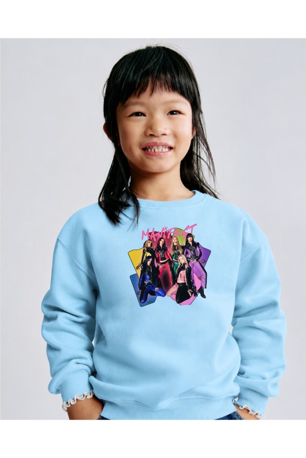 Manifest Group Design Cotton Girls' Sweatshirt (Ages 4-13)