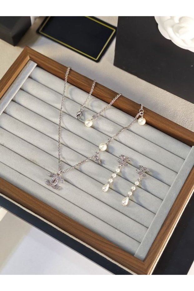 Rosary Set with Earring Complete with Accessories
