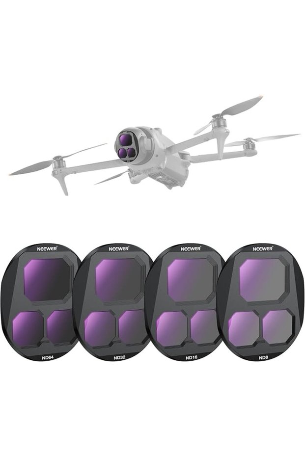 مجموعة من 4 فلاتر ND متوافقة مع DJI Mavic 4 Pro