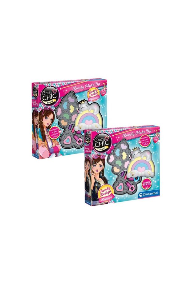 Crazy Chic Makeup Kit Set - Rainbow for Kids -