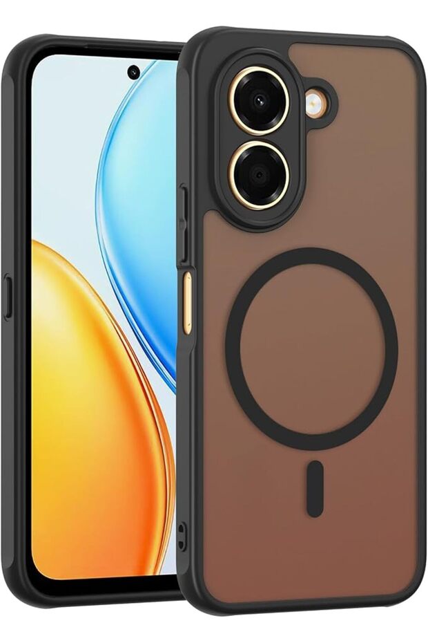 حافظة مغناطيسية لهاتف Honor X7e (شفافة)