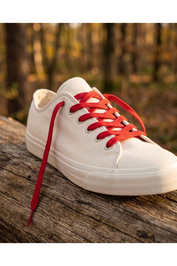 Red Flat Shoelaces 120 cm 1 Pair for Sneaker Sports Shoes