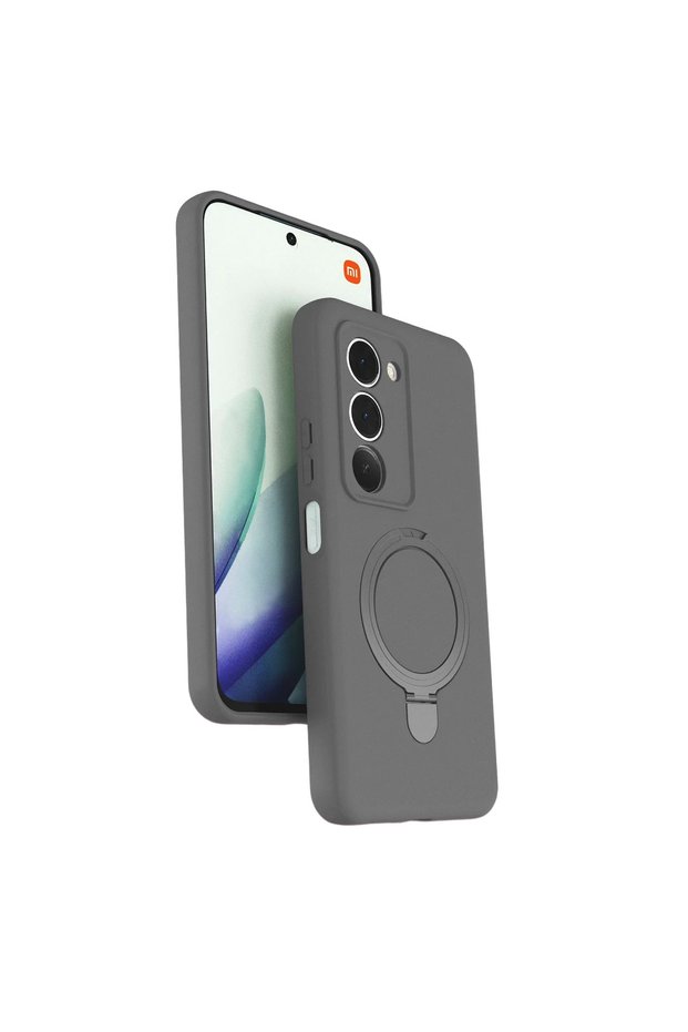 Xiaomi Redmi 15 4g Regal Magsafe Stand Cover - Titan Gray