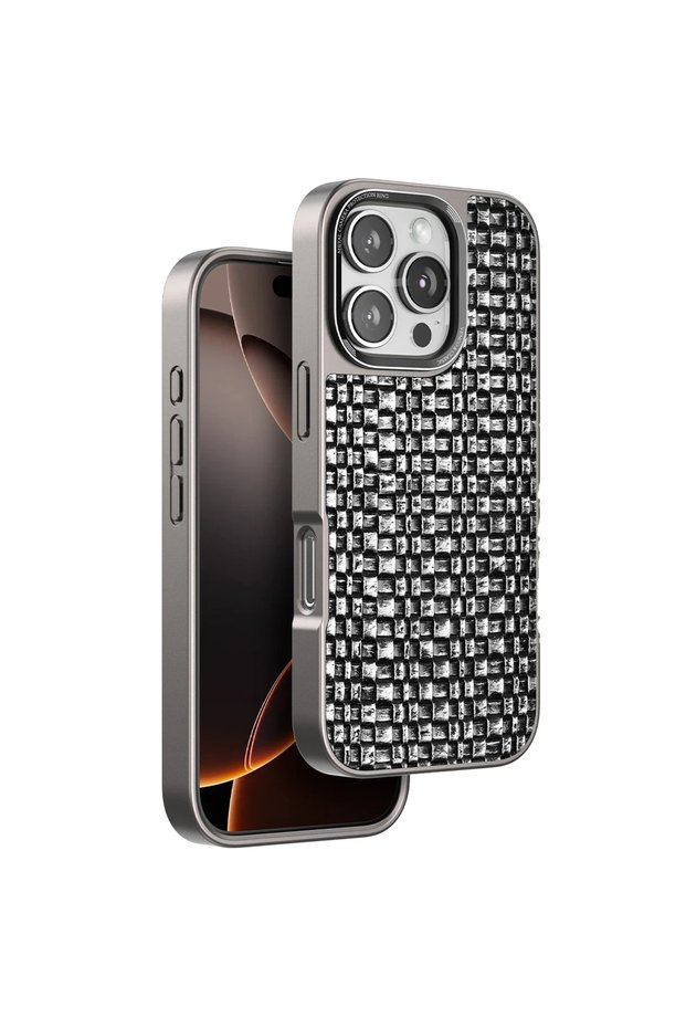 غطاء علامة تجارية فينكو لـ Apple iPhone 16 Pro Max - فضي
