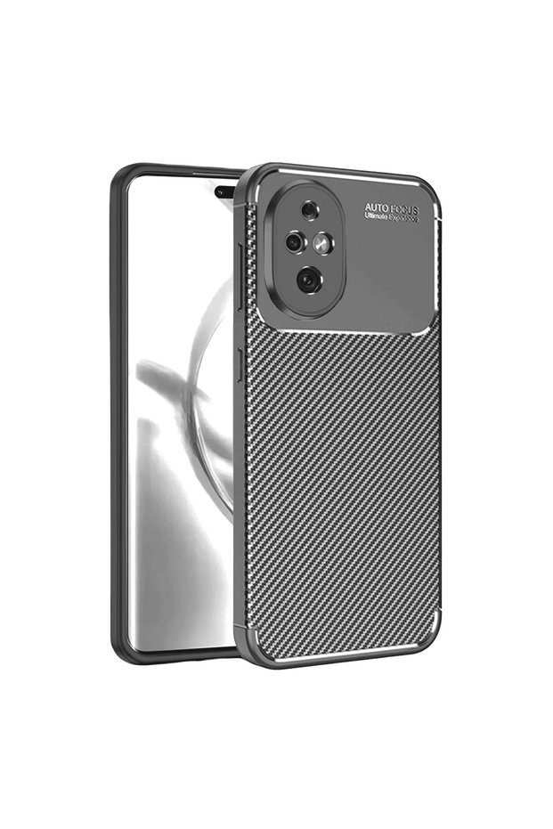 Honor 200 case auto focus carbon cover - grey