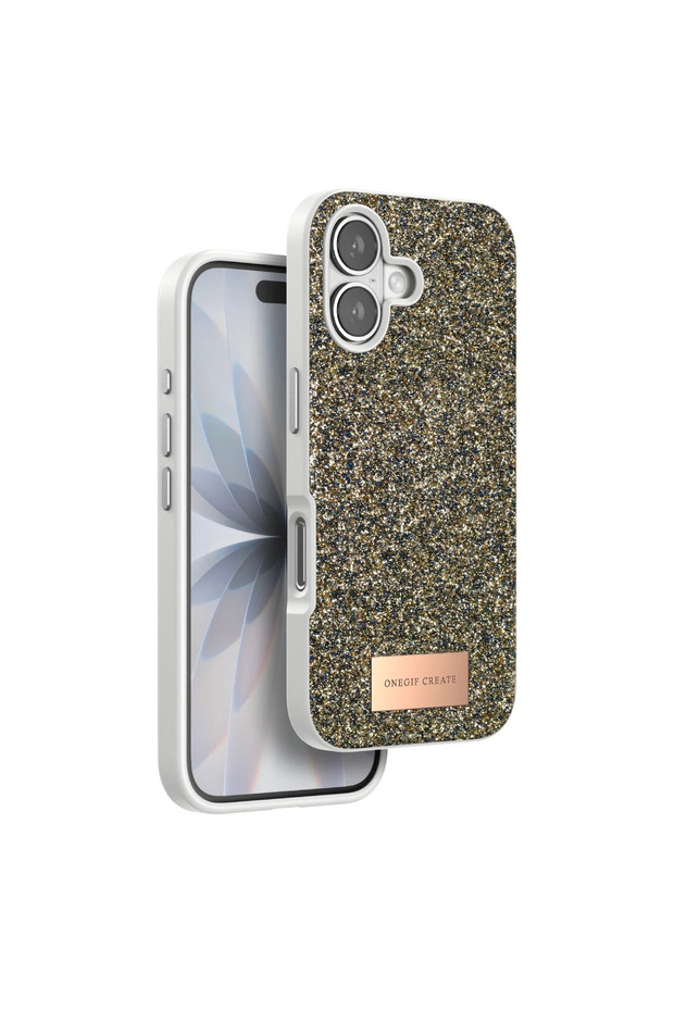 Onegif Apple iPhone 17 Bright Silvery Cover - Desert Titanium