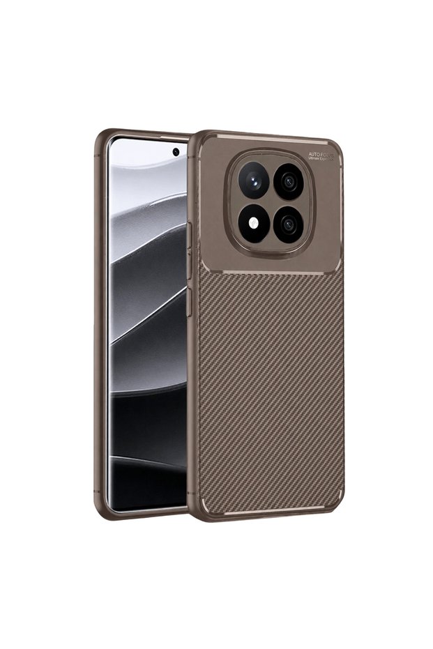 Xiaomi Redmi Note 14 Pro 4g Case Auto Focus Carbon Cover - Gray