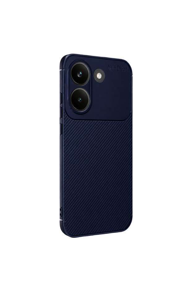 Xiaomi Poco X8 Pro Auto Focus Carbon Cover - Navy Blue