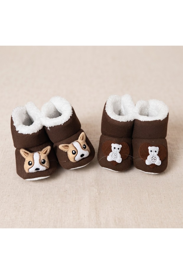 Baby Home Slippers 2 Pairs