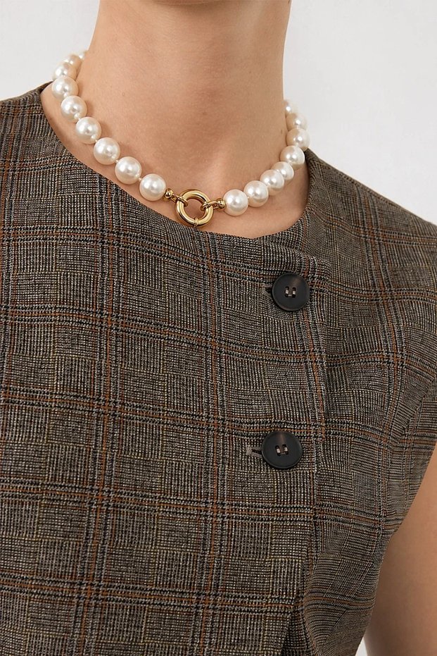 Pearl Necklace - White