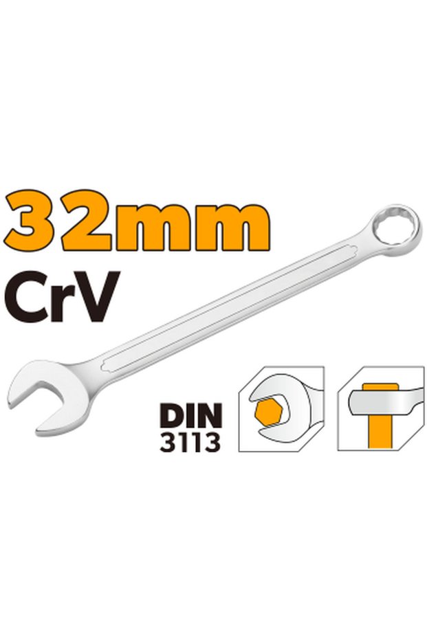 مفتاح ربط مركب Cr-V CP DIN 32 مم