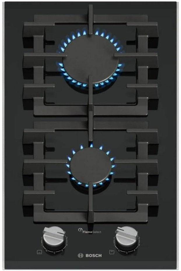 Built-In Domino Gas Hob, 30cm - PRB3A6I40L Black