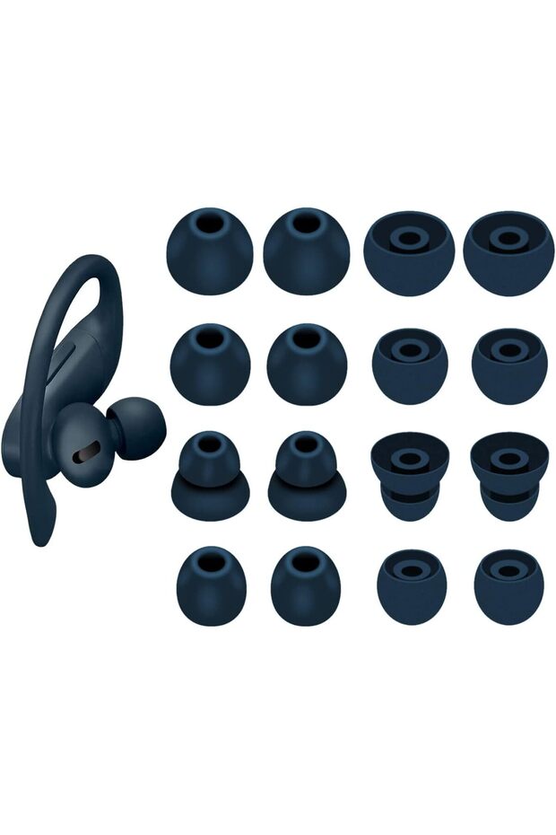 رؤوس سماعات أذن بديلة لـ Powerbeats Pro/Beats Flex، رؤوس سماعات أذن بديلة من الجل، سدادات أذن، رؤوس سماعات أذن C