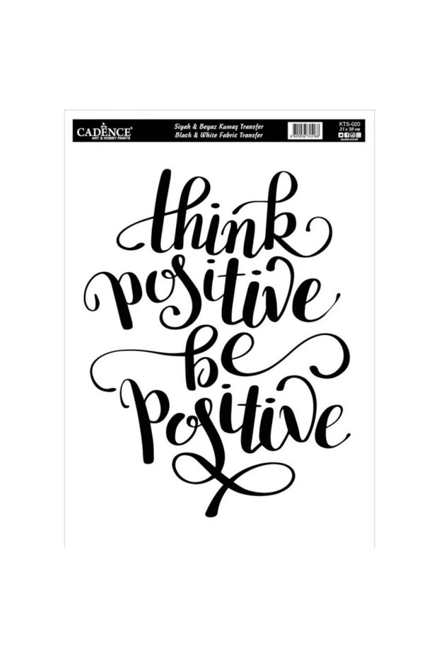 Fabric Transfer Paper Black and White Kts020 21X30Cm