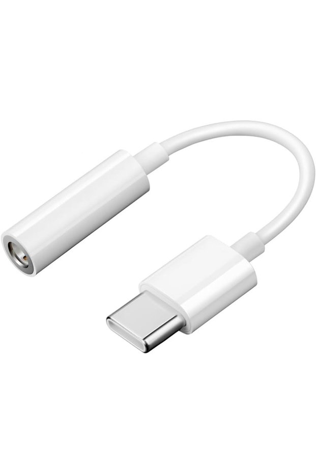 محول صوت من USB C إلى 3.5 ملم، محول مقبس سماعة الرأس، قطعة واحدة