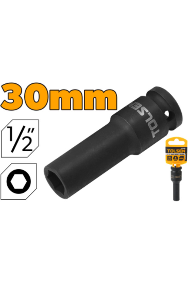 1/2" Drive Deep Impact Socket 30mm
