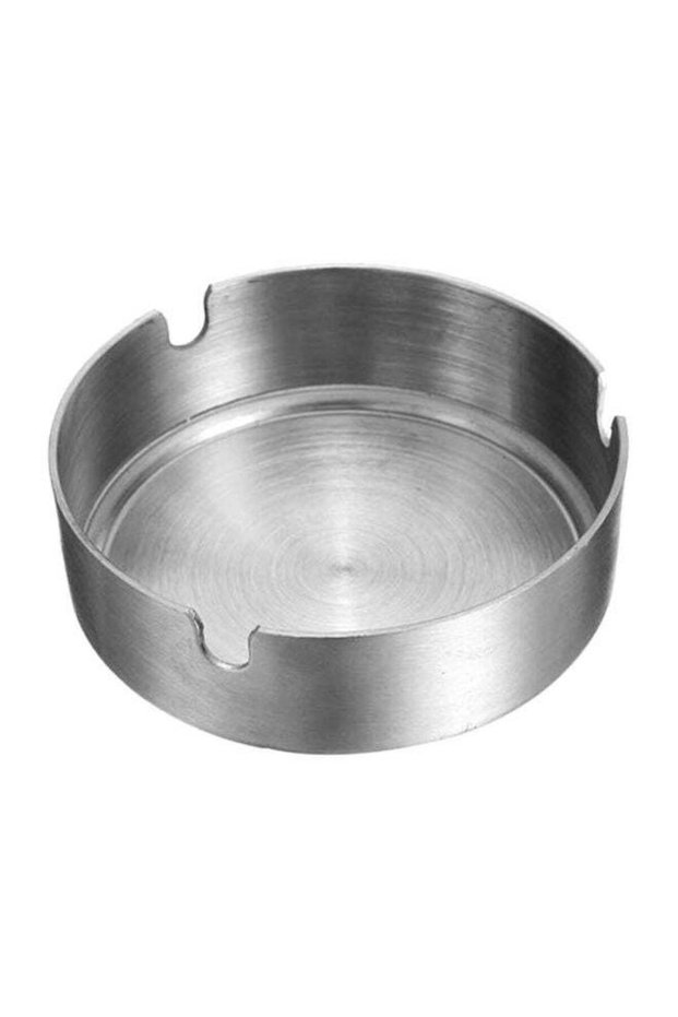 Arch Steel Ashtray Silver 100x30mm